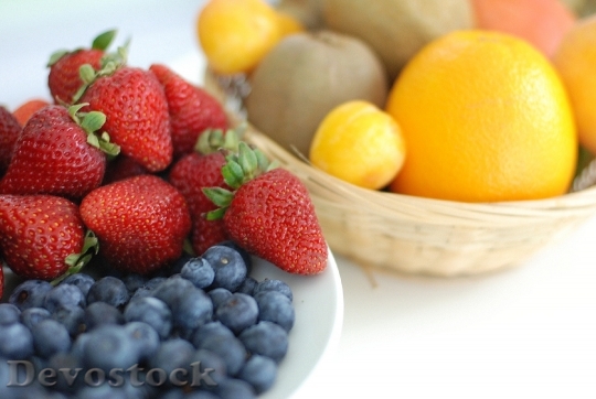 Devostock Food Fruits Strawberries 5330 4K