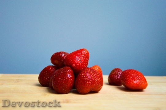 Devostock Food Fruits Strawberries 863 4K