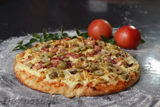 Devostock Food Italian Pizza 106949 4K