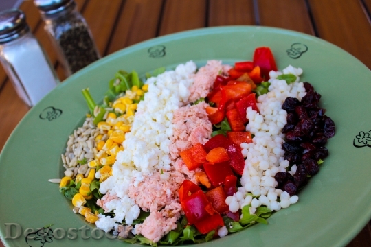 Devostock Food Plate Salad 71843 4K