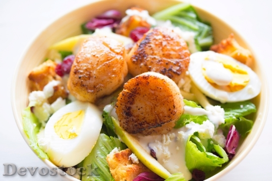 Devostock Food Salad Healthy 12888 4K
