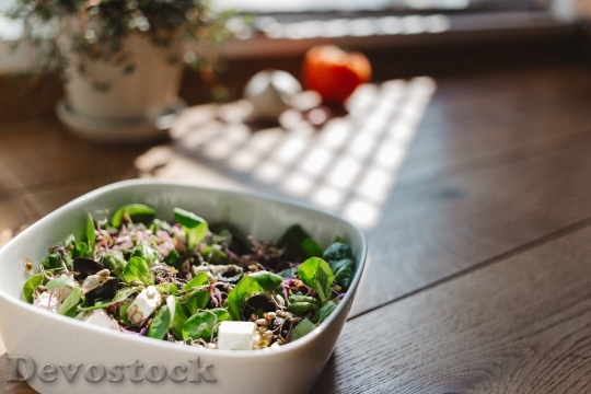 Devostock Food Salad Healthy 37015 4K