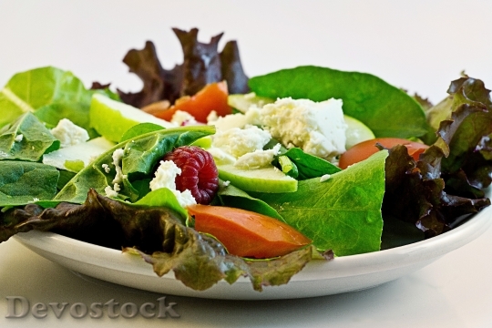 Devostock Food Salad Healthy 5422 4K