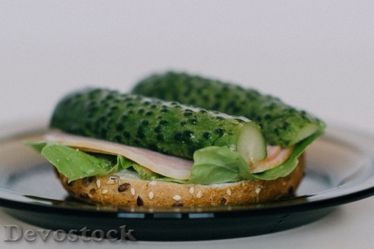 Devostock Food Sandwich Turkey 860 4K