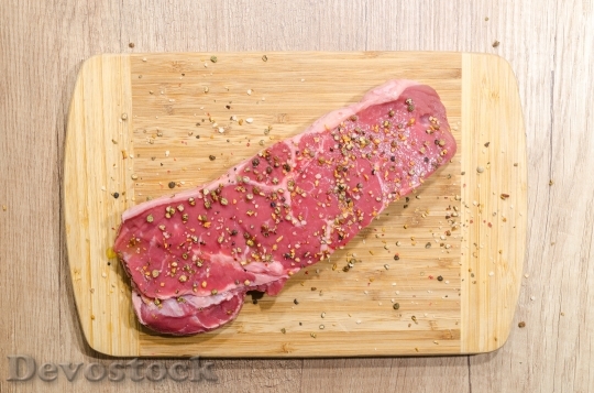 Devostock Food Table Steak 61875 4K