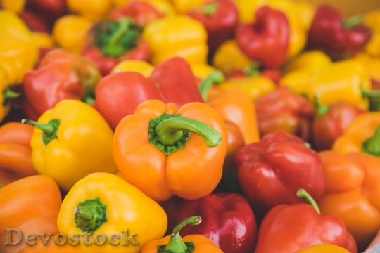 Devostock Food Vegetables Peppers 59437 4K