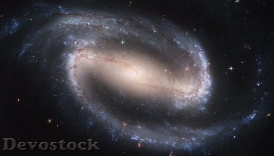 Devostock Galaxy Barred Spiral Galaxy HD