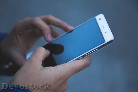 Devostock Hands Smartphone Technology 14162 4K