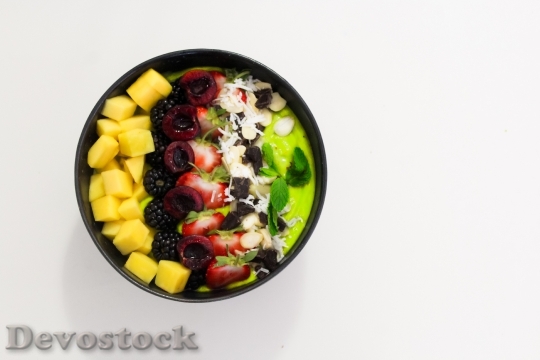 Devostock Healthy Fruits Bowl 4K