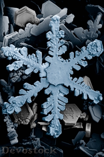 Devostock Ice Crystal Crystals Snow HD