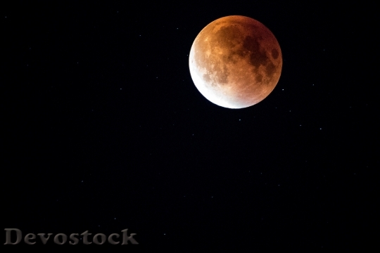 Devostock Lunar Eclipse Bloodmoon Lunar HD