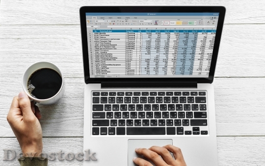 Devostock Marketing Coffee Laptop 117900 4K