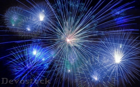 Devostock New Year S Eve Fireworks Sylvester 4063 4K