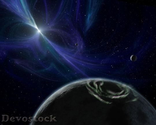 Devostock Planet Blue Space Univers HD