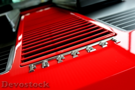 Devostock Red Industry Car 72808 4K