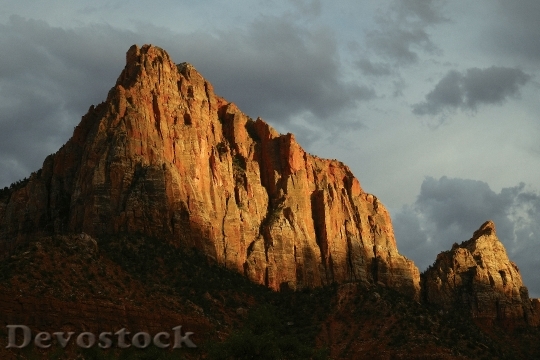 Devostock Rock Formation Under Overcast HD