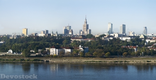 Devostock Warsaw Poland City Wisla HD