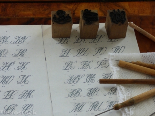 Devostock Writing Cutting Inkwell Calligraphy HD