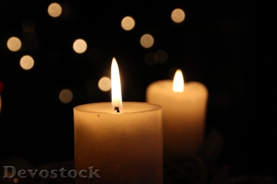 Devostock Advent Candles Christmas 111658 4K