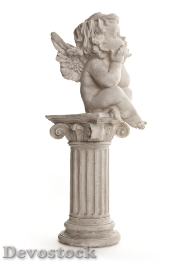 Devostock Angel Figurine SculptureBiel 4K