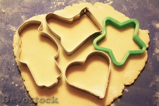 Devostock Baking Cookies Cookie Cuters 4K