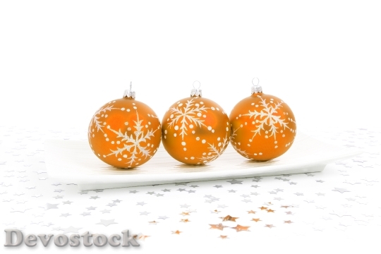 Devostock Ball Bauble Christmas Decoratin 10 4K