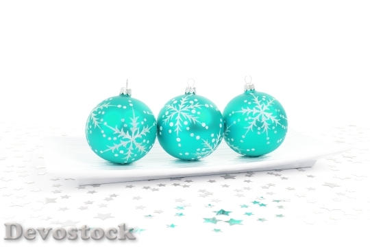 Devostock Ball Bauble Christmas Decoraton 9 4K
