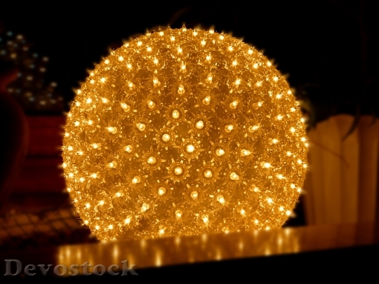 Devostock Ball Light Christmas Lghts 4K