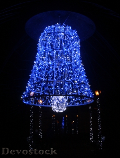 Devostock Bell Lights Christmas Decoraions 4K