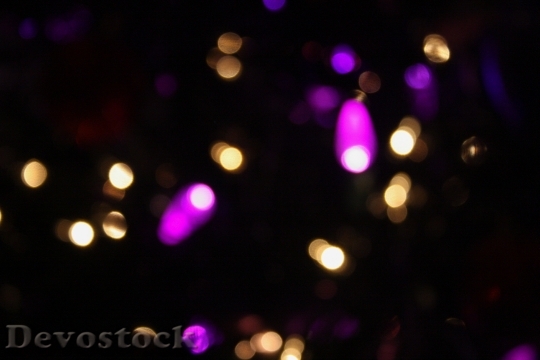Devostock Bokeh Lights Christmas 53502 4K