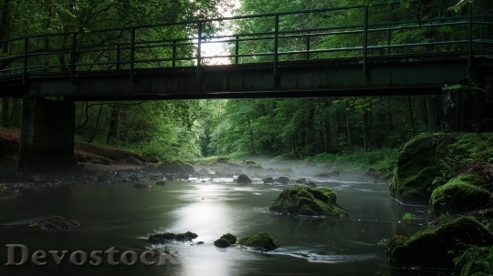 Devostock Bridge River Fog Water 1742 4K.jpeg