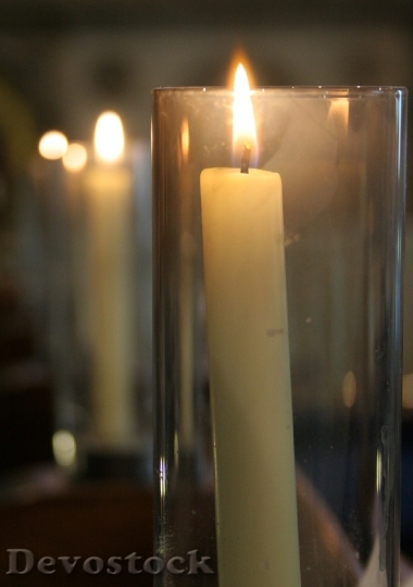 Devostock Candle Candlelight Church ight 4K
