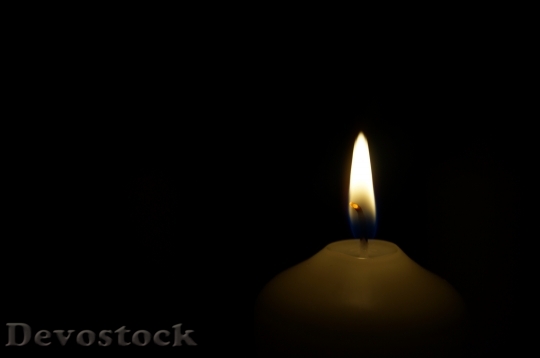 Devostock Candle Light Advent Chritmas 4K