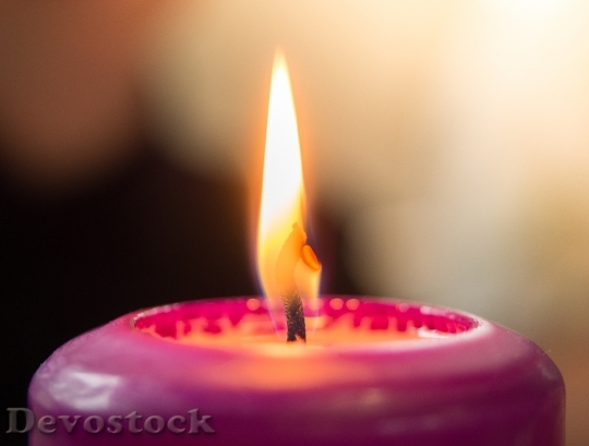 Devostock Candle Light Flame Christas 0 4K