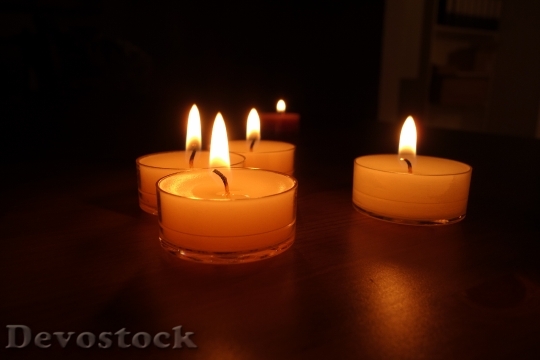 Devostock Candles Candlelight Light ax 6 4K