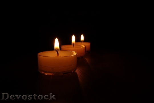Devostock Candles Candlelight Light ax 7 4K