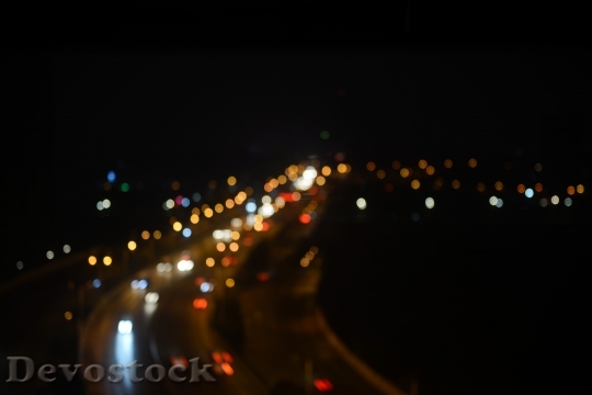 Devostock Cars Road Lights 07578 4K