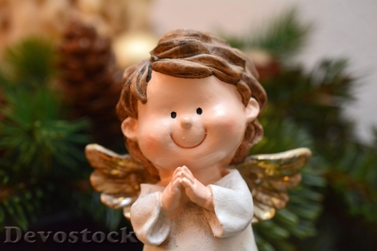 Devostock Christmas Angel Decoration 103046 4K