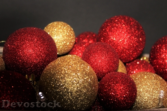 Devostock Christmas Balls Weihnachtsbaumschmuck10 0 4K
