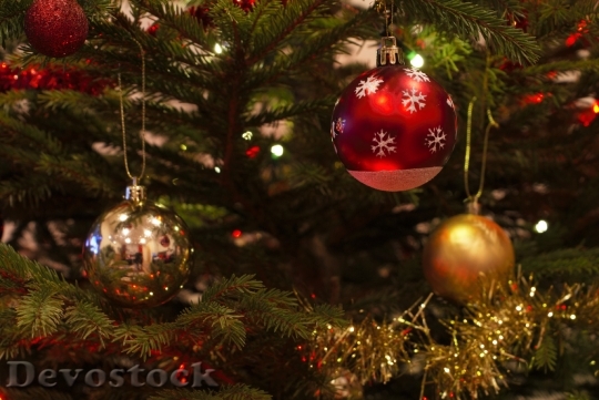 Devostock Christmas Baubles Decoration 108996 4K