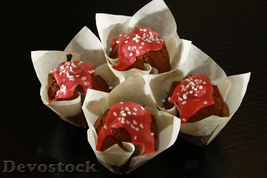 Devostock Christmas Cakes Cupcakes Sweet 1 4K