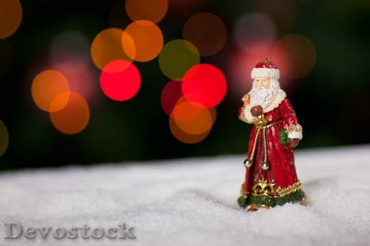 Devostock Christmas Claus Ligh Man 4K