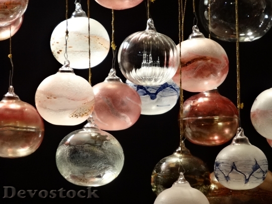 Devostock Christmas Decorations Glaskugeln 28888 4K