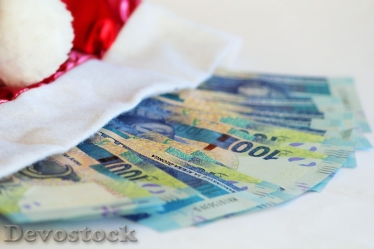 Devostock Christmas Money Money Biling 4K