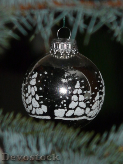 Devostock Christmas Ornament Ball 1524 4K
