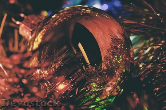 Devostock Christmas Ornament TreesXmas 4K
