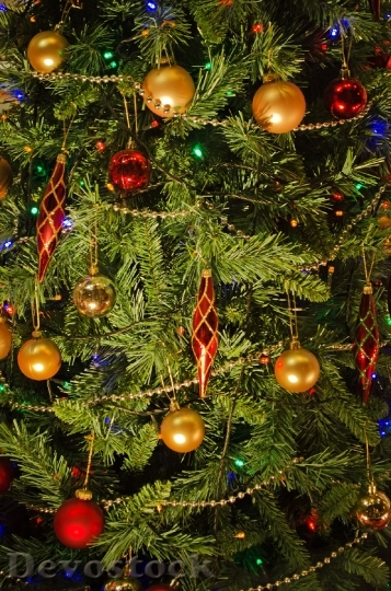Devostock Christmas Ornaments Seasons Wnter 4K