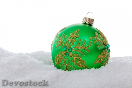 Devostock Christmas Snow Decoration Holiay 2 4K