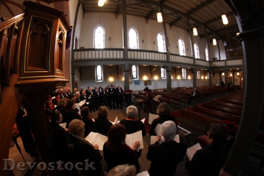 Devostock Church Choir Church hoir 4K
