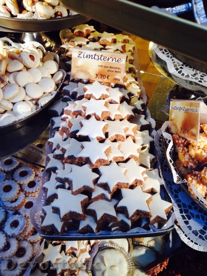 Devostock Cinnamon Stars Cookie Christmas 0 4K